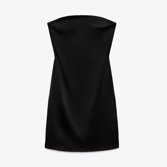 Zara Satin Effect Mini Dress (Small) - Picture 3 of 3